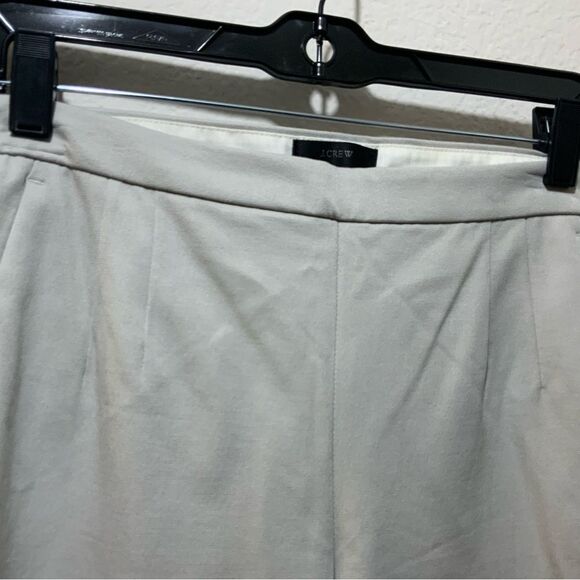 J. Crew Martie Slim Leg Crop Ankle Twill Trouser Dress Pants Preppy Light Gray 4 - Picture 4 of 12